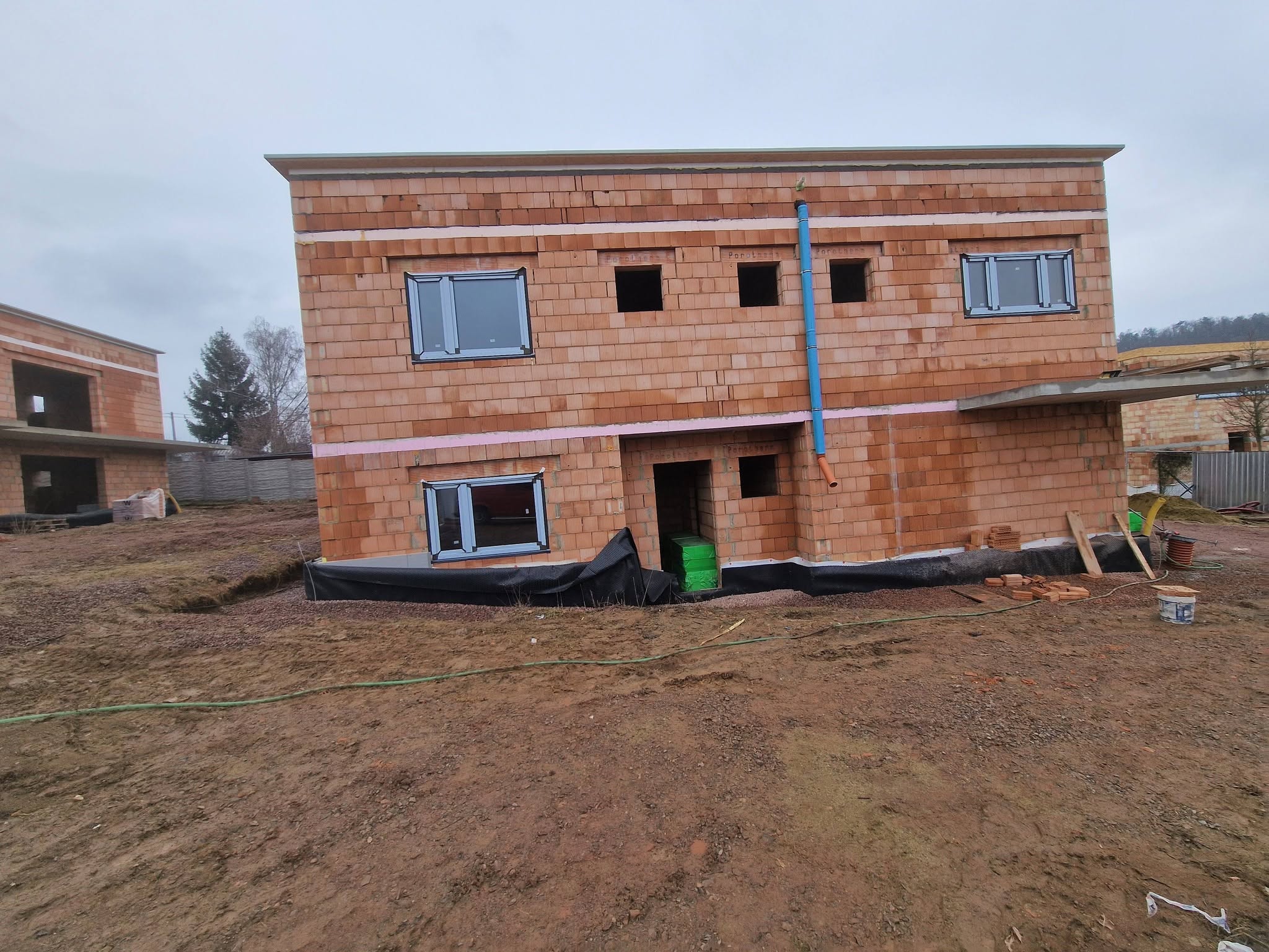 Terénne úpravy okolo rodinného domu, Oravský región